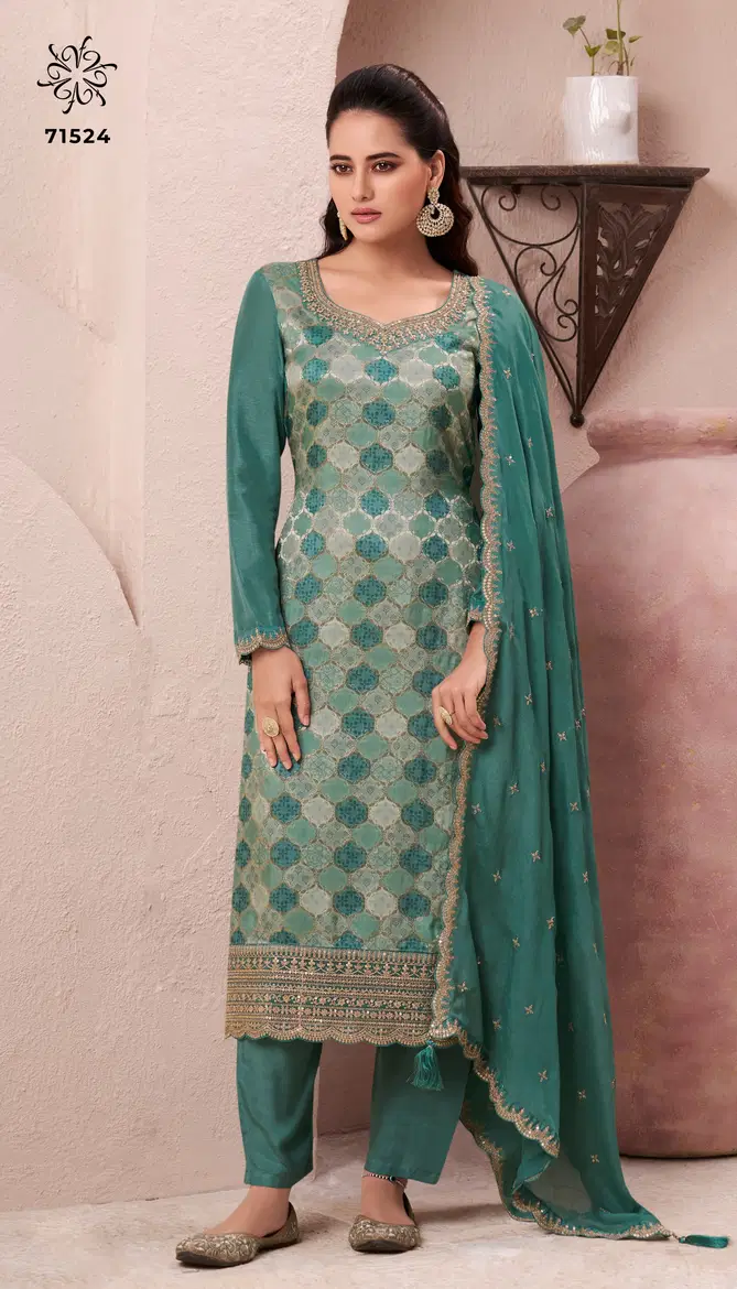 Aasmaa By Vinay Kuleesh Designer Salwar Kameez Wholesale Price